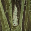 Башня в лесу. 2009. Фанера, гипс, акрил. 73х73