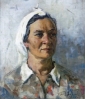 6 Котаев Г.С. Портрет матери (этюд). Х.,м. 45х35. 1955