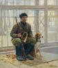 Белов Юрий-Натурщик в костюме охотника-1952