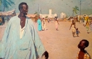Бирштейн М.А. Сембен Усман - прогрессивный писатель Сенегала. 1961 Холст, масло