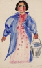 Н.Я. Симонович-Ефимова. Эскиз куклы Марфутка. 1933
