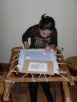 За работой