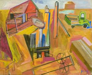 Назаров М.А. Кликуша. 1989. Х.,темпера