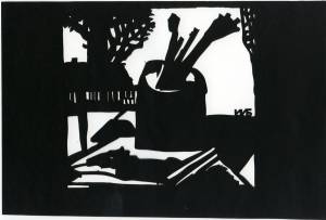 Натюрморт с кистями