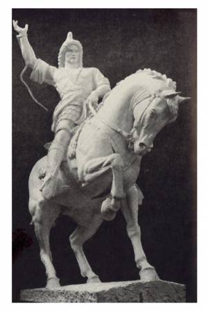 Тавасиев, Гайнутдинов. Салават Юлаев.1967. Бронза, гранит. Уфа. Башкирия