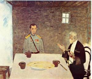 Э.А. Сакаев. Слово о погибшем.1984. Х.,м.195х178. Собств. семьи худ.