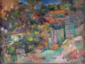 6.Летний южный вечер. 1962. Х., м. 69х88