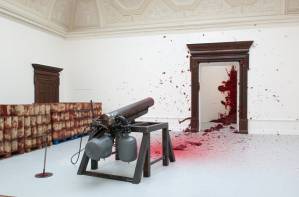 Anish Kapoor. Shooting into the Corner' 2008-09, Royal Academy of Arts, London, 2009