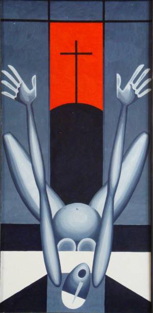 Рождество. 2007, двп, акрил, 80Х40