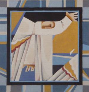 Ангел, потерявший крыло (2). 2009, двп, акрил, 81Х81