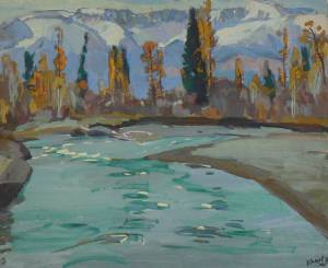 Хребет Тану-Ола. Голубая Тува. 1961. Бум., темп.