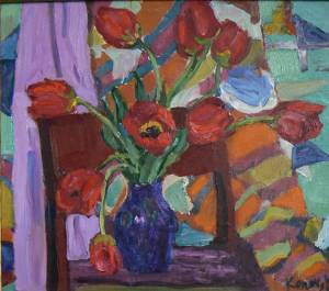 Тюльпаны. 1994. Х., м