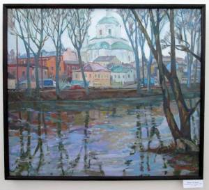 А. В. Конев (Курск). Половодье на р.Тускарь. 2006, х., м., 71х82