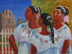 Girls from Santa-Fe 2010 х.акр. 60-80