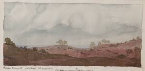 М.Волошин. Сиреневые холмы. 1924