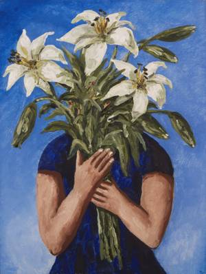 Н.Нестерова. Лилии. 80х60. 2012. Холст, масло