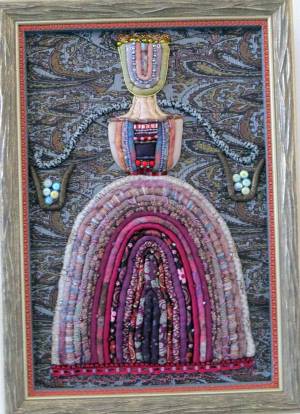 Марфа. 2012. Ткань, арт-текстиль, 45х38