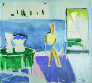 На веранде. 2002. Холст, масло. 100х110