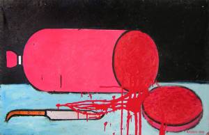 зарезанная колбаса