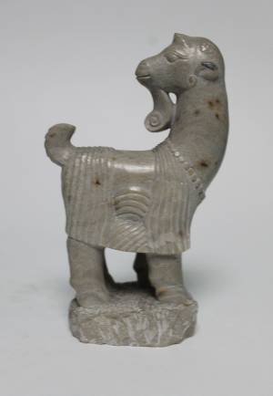 Донгур-Кок.1992. Агальматолит, резьба