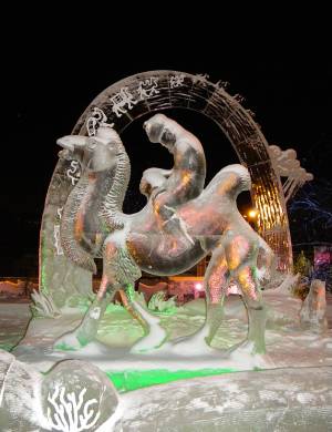 Человек-Птица. 2007. Чугун, каслинское литье