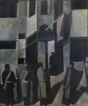 Добровольцы. 1919 год. 1986г. х.м. 240х200.