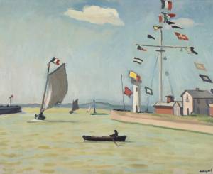 Порт в Онфлере.1911
