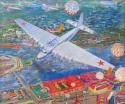 Купцов-АНТ-20 над Ленинградом-1934