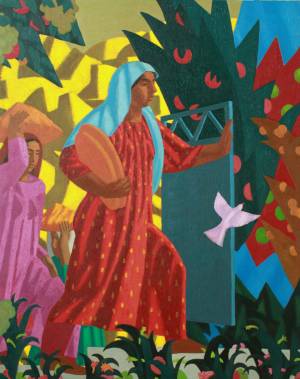 А. Атаханов Калтика в Рай 2018, х.м. 125х100