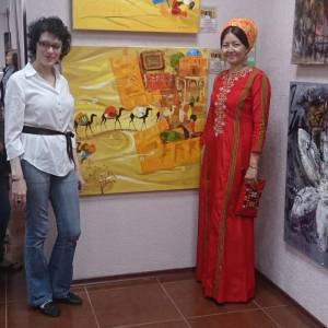 М. Каряева на симпозиуме Шелковый путь. Татарстан.
