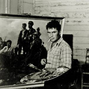 Михаил Ефимович Бронников - учащийся Пензенского художественного училища, в момент создания картины,